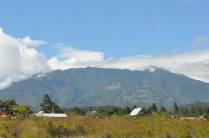 O vulcão Baru, ponto mais alto do Panamá, na região de Boquete